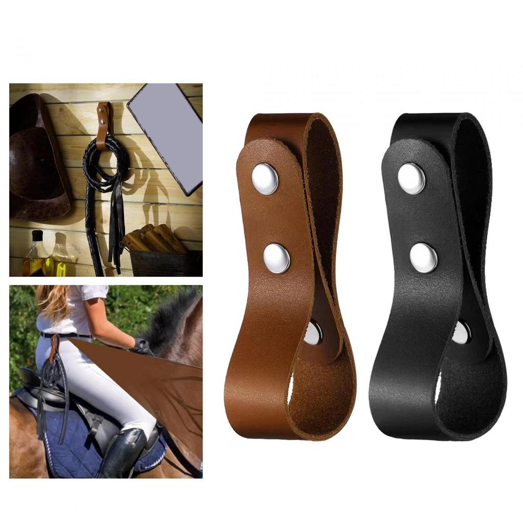 Hanging Accessories, Holder, Sturdy Bullwhip Whips, Loop Whips And Crop Belt for Riding Crops,