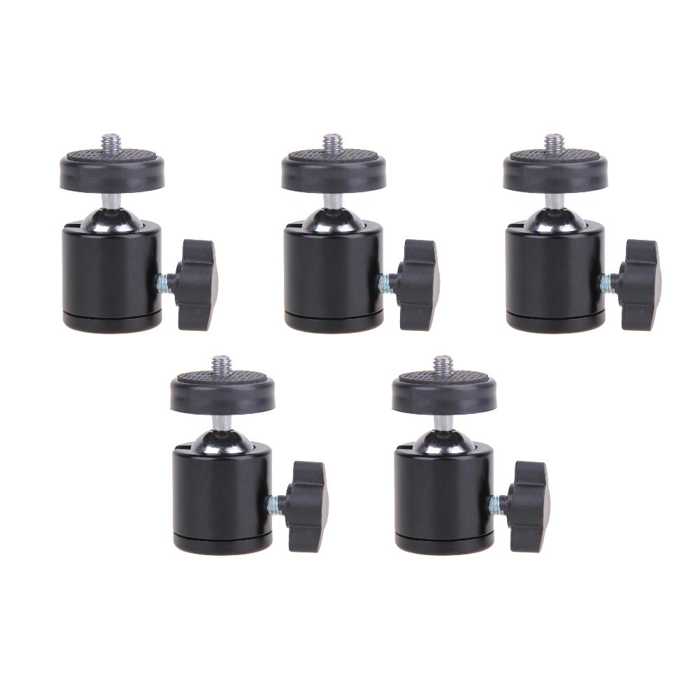 5/10 шт. Мини-сферический стабилизатор для цифровой камеры, резьба 1/4 дюйма, сферический металлический штатив-осьминог, аксессуары для штатива-стабилизатора камеры
