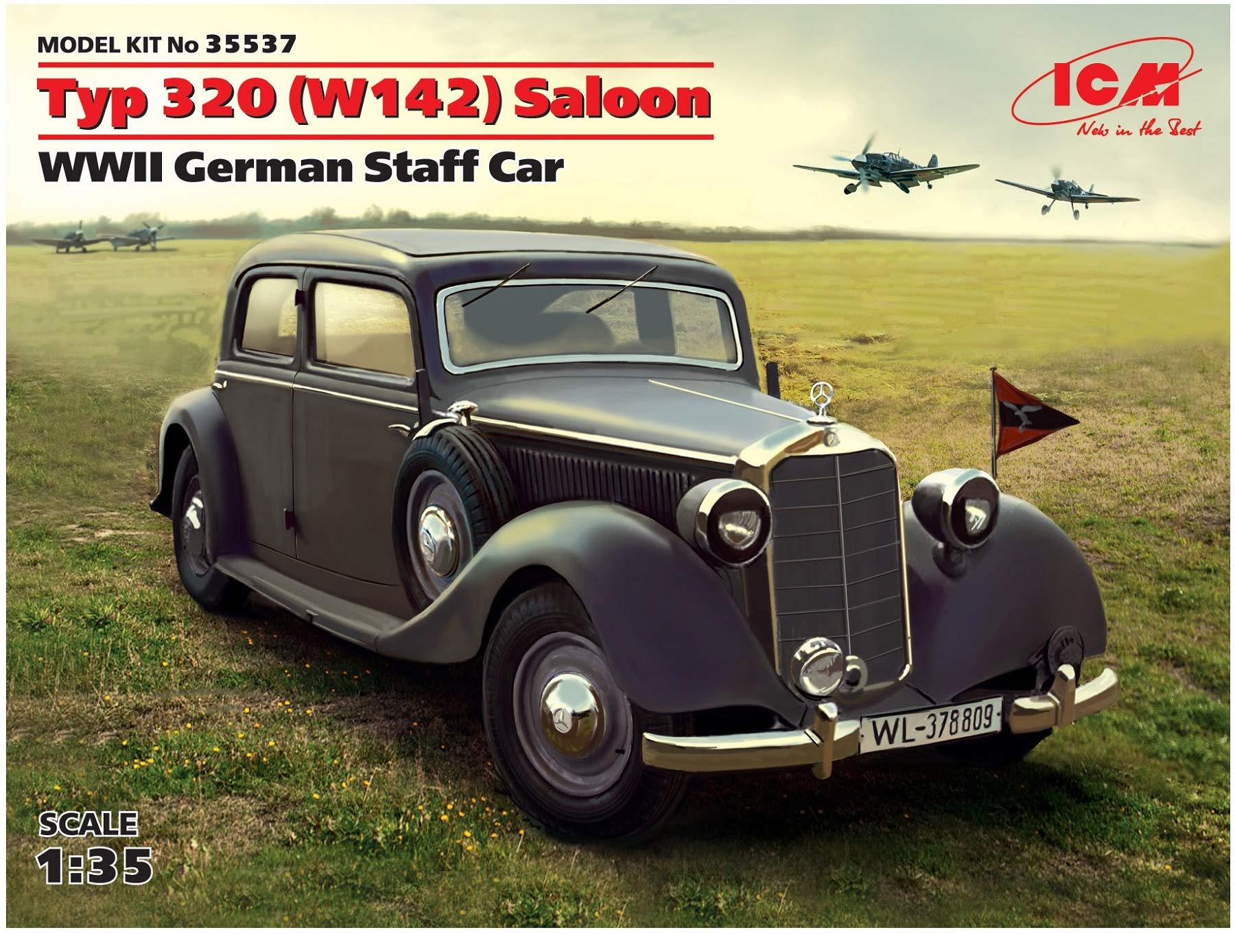 

ICM ICM Німеччина Typ320 W142 Штабна пластикова модель 1/35
