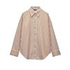 Spring New Women clothes Commuting Casual Fashion Stripe Long sleeve Lapel Shirts 2225814 2225815