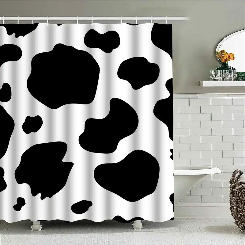 Artistic Animal Watercolor Shower Curtain With Glasses Unique Bathroom Decor For Home Decorators