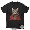 Fantastica T-shirt con Look Gatto in Flanella