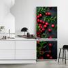 Refrigerator Fridge Cover Fruits Stickers Door Landscape Plant Sea Vinyl Self Adhesive Kitchen Furniture Decor Wrap Freezer Sticker Diy