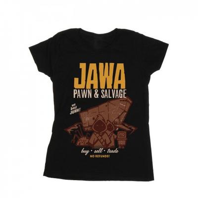Womens/Ladies Jawa Pawn And Salvage Cotton T-Shirt