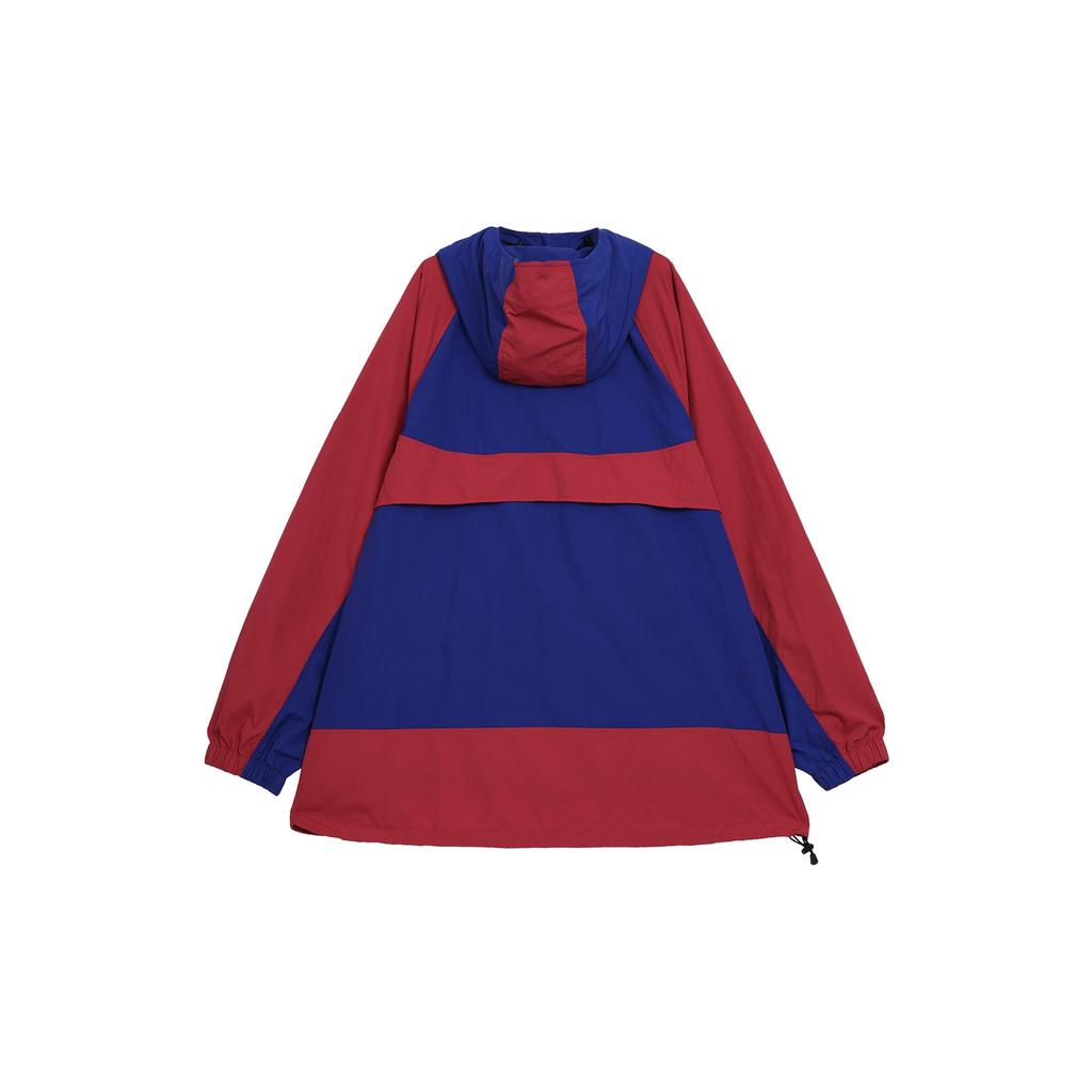 Nike FC Barcelona Mikina s kapucí a polovičním zipem Windrunner Pánské topy Červená Modrá CW2934-455