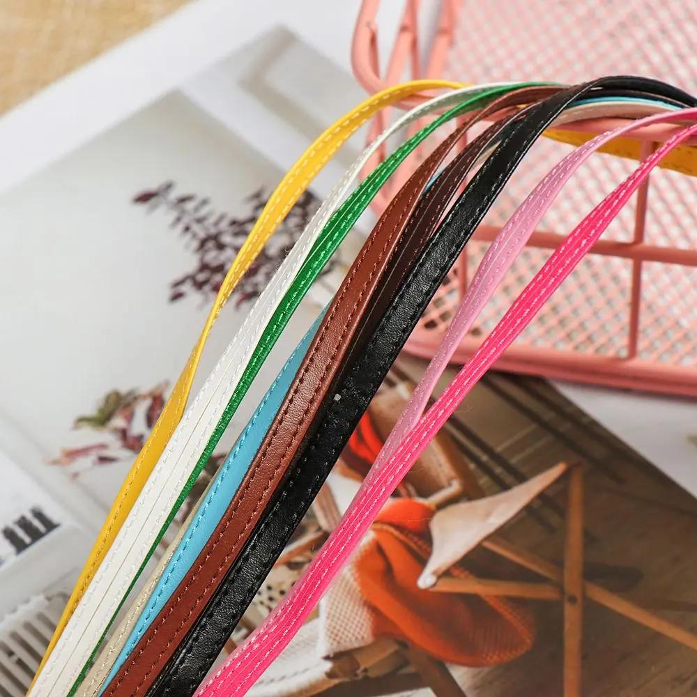 Handmade Belt Material Doll Waist Belts Super Mini Doll Bag Belt Kids Educational Toy Clothes Accessory Length 50Cm Width 3/5Mm