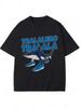Tralalero Tralala Lustiges Haifisch-Meme T-Shirt Geschenke Damenmode Gothic Vintage T-Shirts Freizeit-T-Shirt