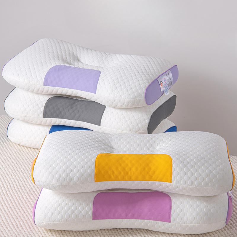 Knitted Pillow Core Non-collapse Household Neck Pillow 48x74cm Pillow Core