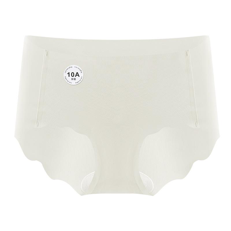 

Бесшовное нижнее белье из ледяного шелка для женщин 10A антибактериальное ластовица из чистого хлопка удобное приятное к коже дышащее со средней посадкой женское нижнее белье-треугольник 2XL