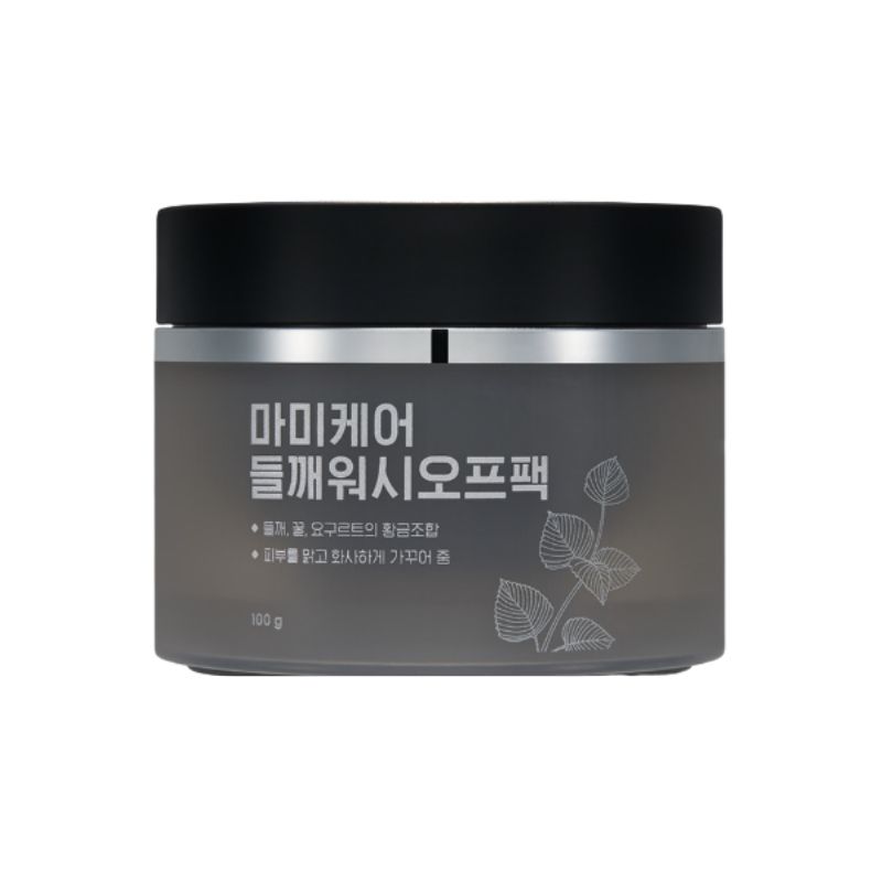 [Mommy Care] Natural Perilla Wash-Off Mask (100g) – Pore Cleansing & Intensive Melasma Care 100g x 1ea