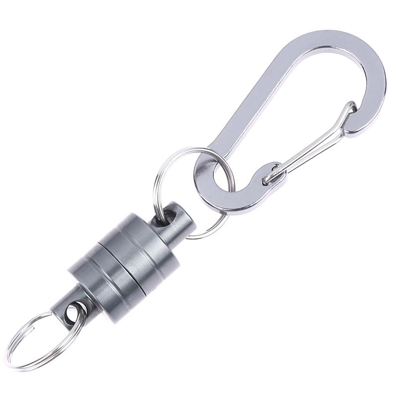 Fishing Hanging Buckle Magnetic Buckle With Keychain Carabiner Anti-Falling Fast Hanging Buckle Metal Strong Magnetic Buckle