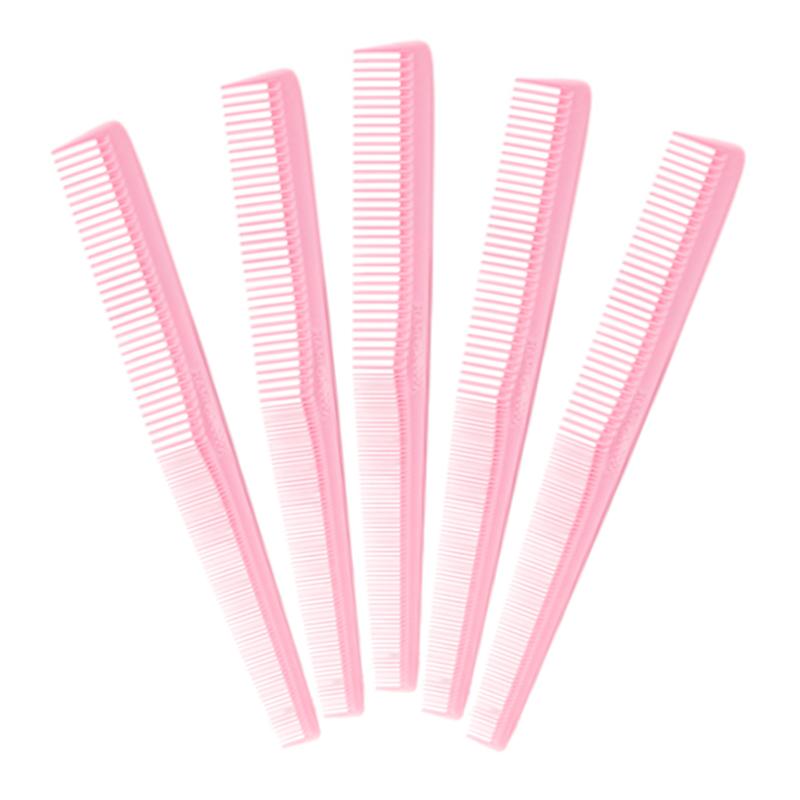 1/5pcs Fine Haircutting Wide Tooth Hair Barber Carbon Fiber Salon Hairdressing Comb Heat Resistant Styling Grooming Hairbrush