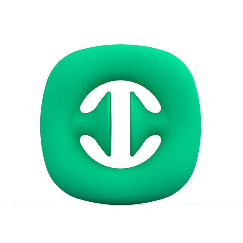 

Fidget Snapper Hand Toy Grab Squeeze Snap Anti Anxiety Sensory Silicone Toy Green