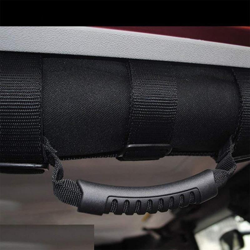 Quick Install Vehicle Ceiling Assist Handle Strong Tear Resistant Oxford Designs Overhead Support Grip for Automotive