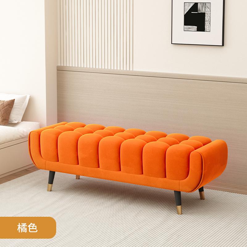 Velvet Shoe Storage Bench - Bedroom Footstool with Lid, Entryway Ottoman for Closet, European Luxury Seat - Space-Saving