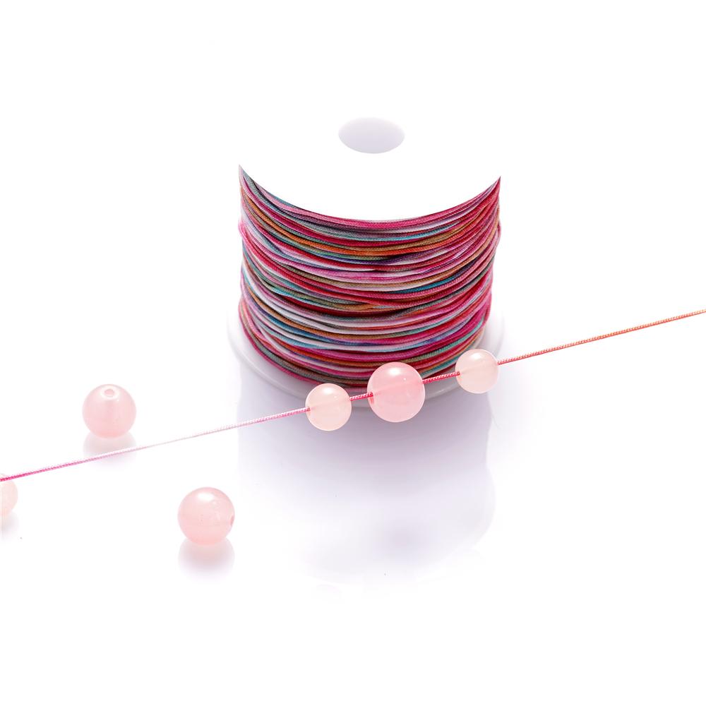 30M/Rolle 0,8mm Nylonfaden Schnur Chinesische Knoten Quasten Schnur Armband Geflochtene Schnur für DIY Schmuckherstellung Zubehör Zubehör