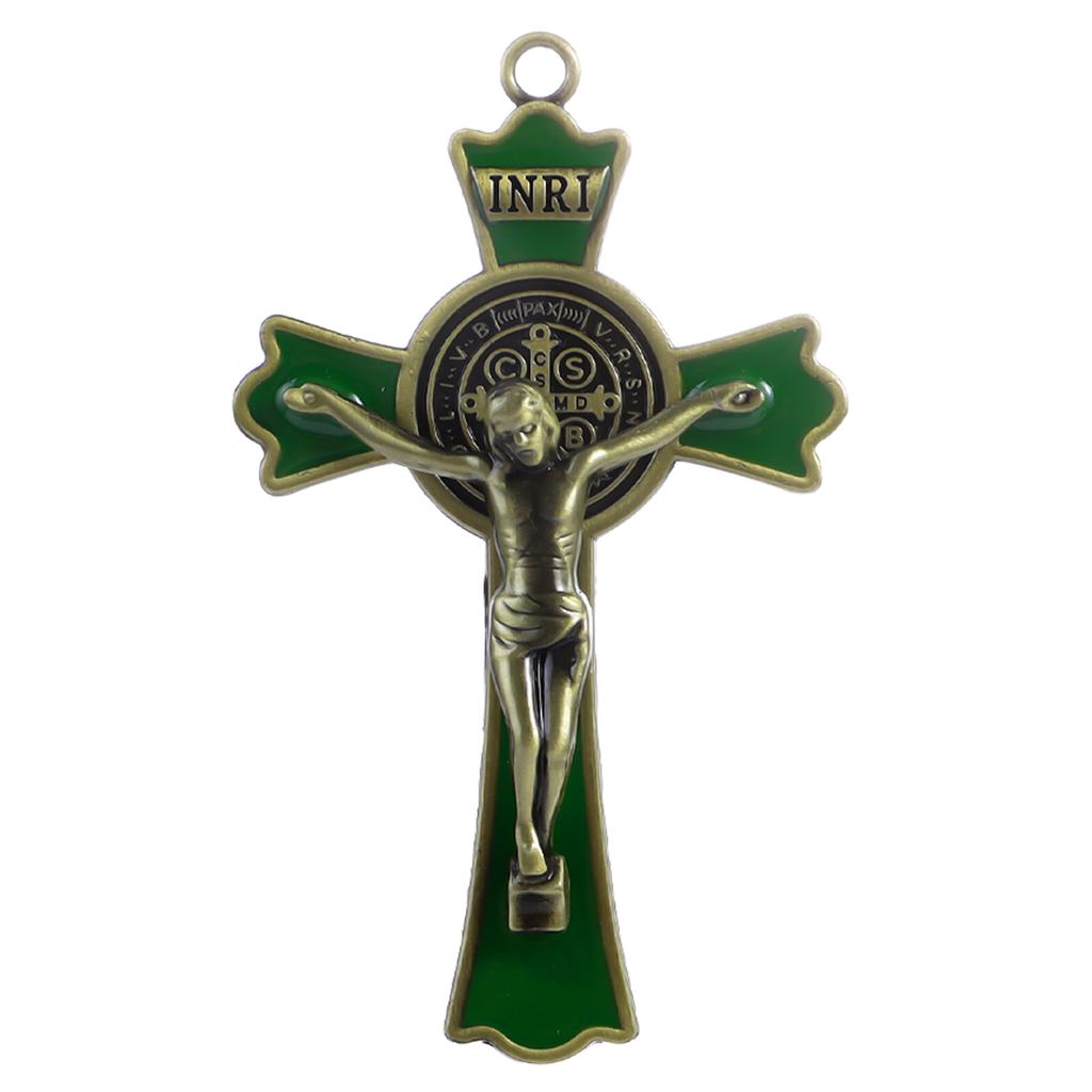 Multi Style St. Benedict's Cross, Jesus Christ Pendant, Religious Prayer Decoration Supplies