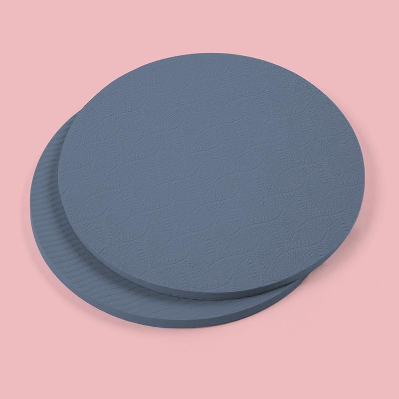 2 Stück Yoga-Knieschoner, Yoga-Kniekissen, dicke Übungspolster für Knie, Ellbogen, Handgelenke, Hände, Kopf, Schaumstoff, Pilates-Kniepolster