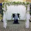 Good-5Pcs 6.23Ft/Piece Wisteria Vine Artificial Hanging Flowers Garland Wisteria Hanging Flower For Wedding Arch Floral Decor