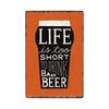 Beer Vintage Metal Tin Sign Chic Home Bar Cafe Poster Wall Decor Art Plaque Pub Tavern Retro Decorative Plates 20*30 CM