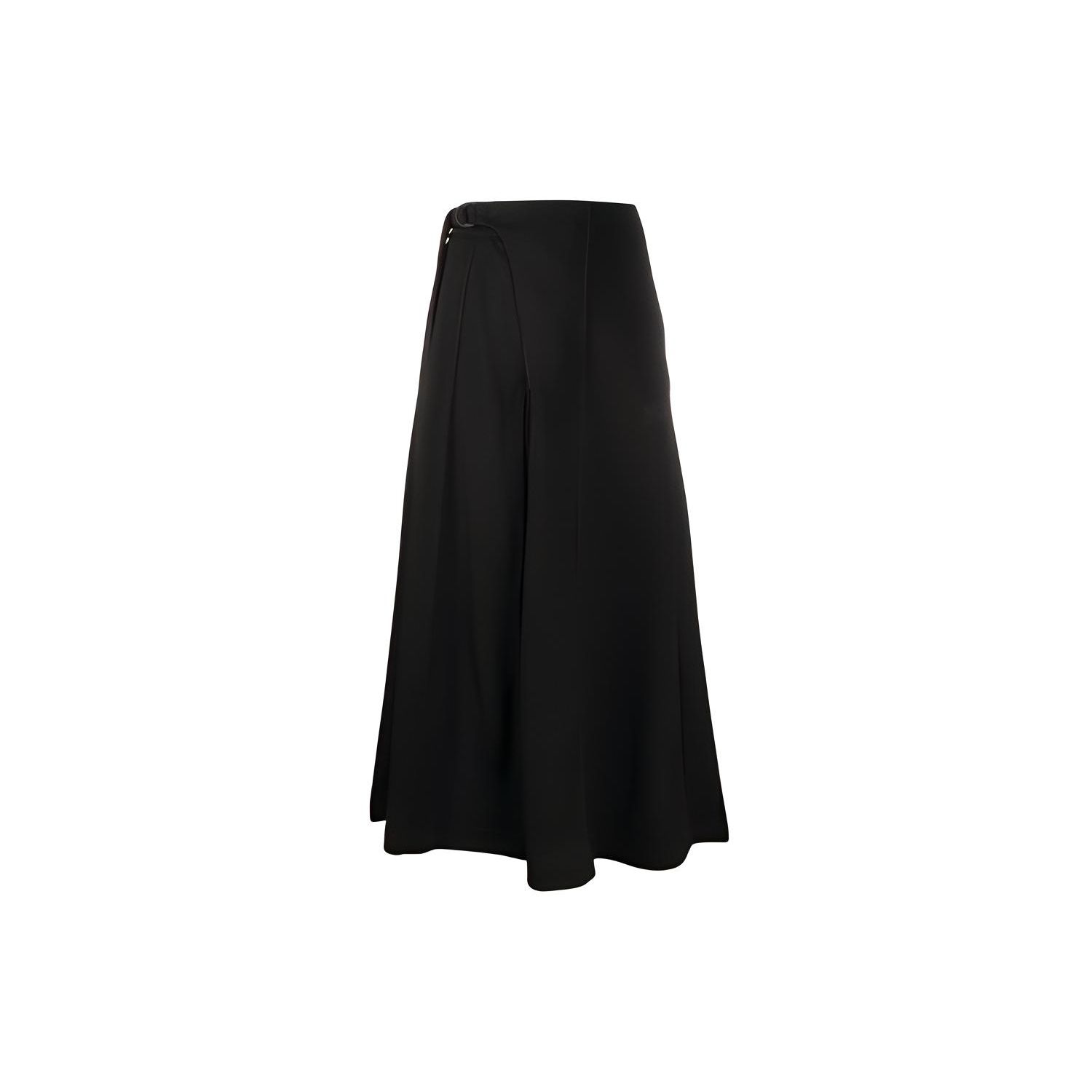 

Y-3 FW21 Logo Solid Color Buckle Waist Long Skirt Women skirts Black GK4471 XS