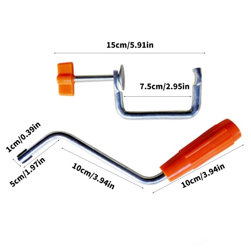 Plastic Metal Pastas Press Machine Handle and Clamp Set with Quick Releases Design For Easy Cleaning Stable Operation