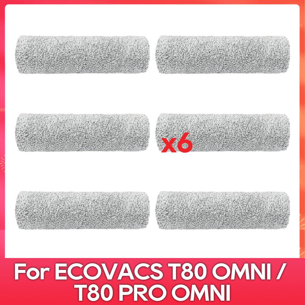 Fit For ( ECOVACS T80 PRO OMNI / T80 OMNI ) Vacuum Parts Main Roller Mop Cloth Side Brush Dust Bag HEPA Filter Accessories