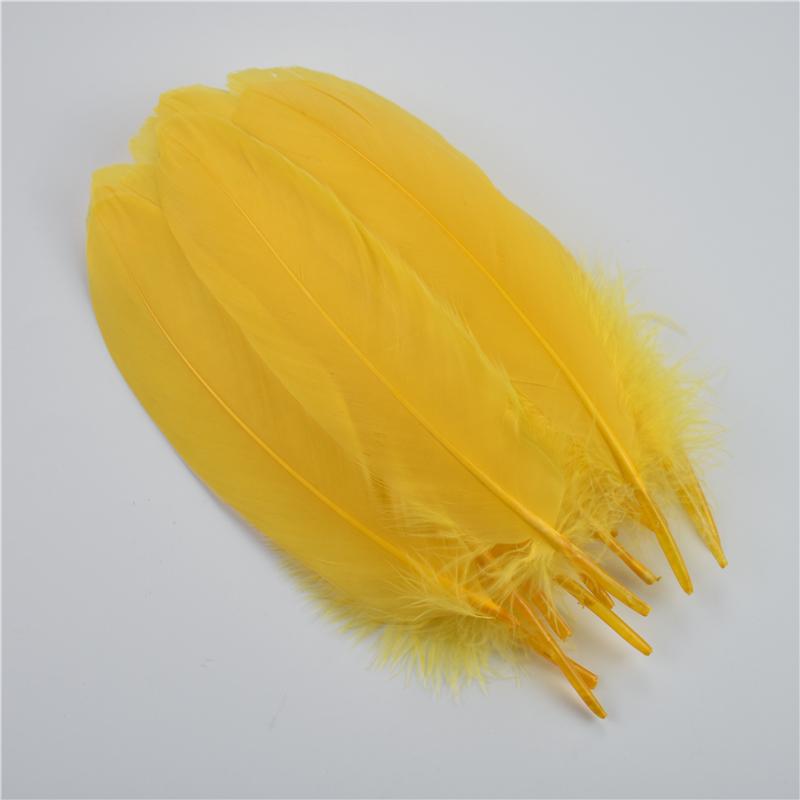 20Pcs Colorful Hard Stick Goose Feather 6-8inch/15-20cm Natural Swan Crafts Plumes  Table Centerpieces Feathers for Decoration