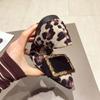Spring Summer Leopard Shoes Pointed Toe Women Flats Elegant Modern Ladies Single Shoes Soft Plus Size 42