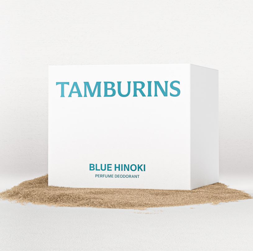 TAMBURINS PERFUME DEODORANT BLUE HINOKI