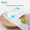 Robust Sterile Saline Wipes - Large, Individually Packaged, 8 Disposable Cotton Pieces Per Bag