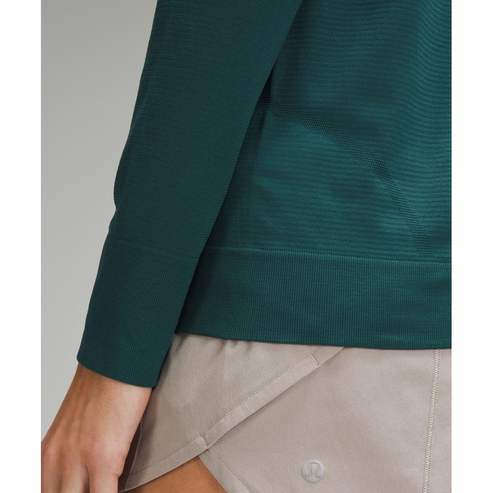 Lululemon Swiftly Relaxed Long Sleeve Shirt  Hip Length Storm Teal Storm Teal