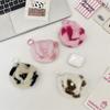 Snap Button Earphone Storage Bag Plush Bluetooth Headset Case Portable Coin Purse  for Women Girls