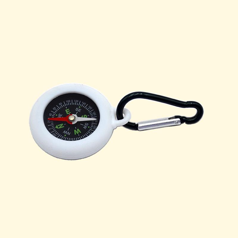 DC30T Camping Student Compass Keychain with Metal Carabiner - Precise Outdoor Navigation