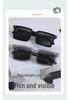 High-End Retro Square Sunglasses with UV Protection & Wood Grain Legs for Men & Women