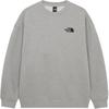 The North Face Logo Loose Fit Drop Shoulder Long Sleeve Sweatshirt Men tops NM5MR55B