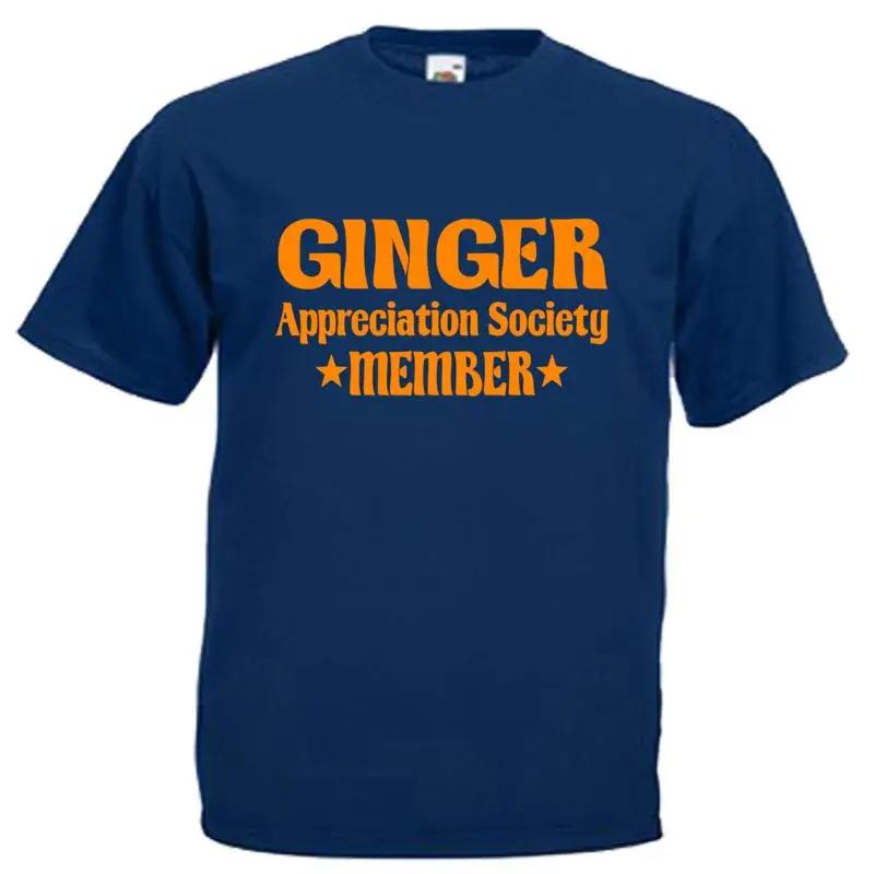 Ginger Hair Appreciation Society Adults Mens T Shirt 12 Colours Size S 3XL S разноцветный