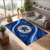 Tappeto in Velluto di Cristallo con Stampa del Leicester City Football, Comodo Assorbente d'Acqua Antiscivolo Tappeto per Pavimenti Interni