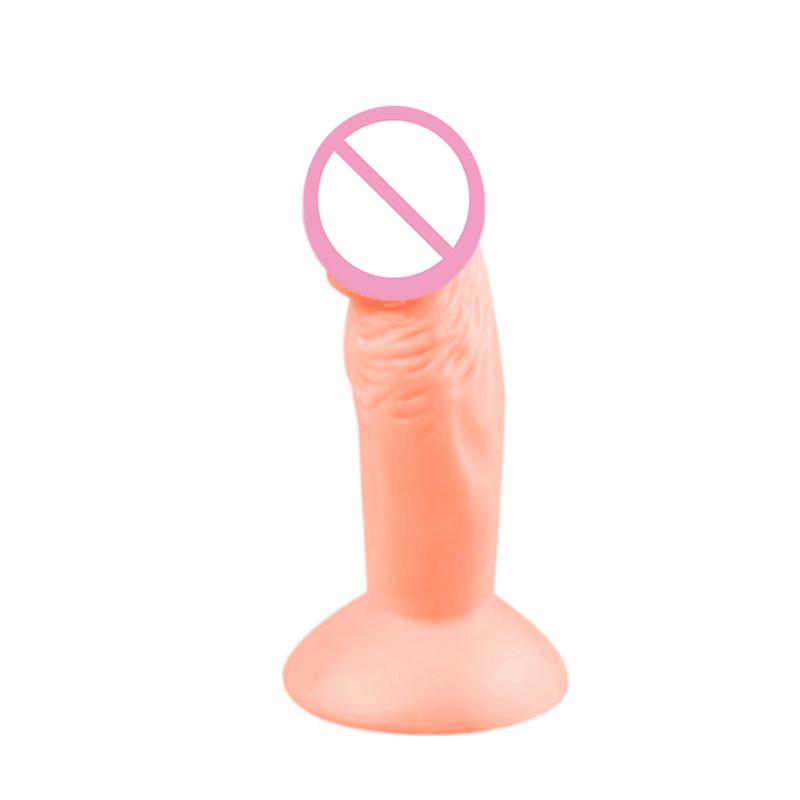 Mini Soft Dildos Small Artificial Sucker Cup Penis Vagina Anal Plug Sex Toys For Adult Masturbator Prostate Stimulator Sex Toys