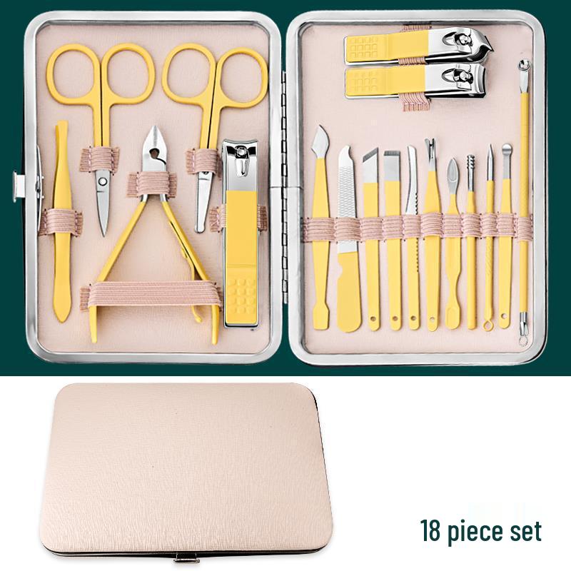 Light Green 18-Piece Nail Clipper & Manicure Set