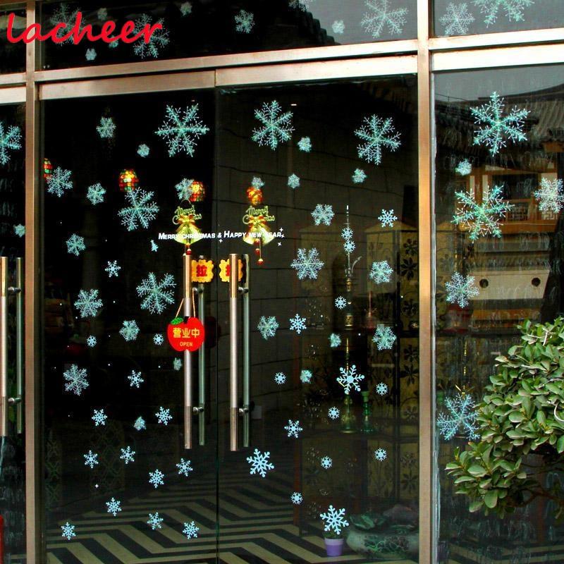 3pcs Christmas Tree Tree Attractive White Snowflake Home Decoration