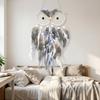 18.8in Owl Dreamcatcher Owl Handmade Dreamcatcher Owl Feather Decor  Bedroom Wall Decor