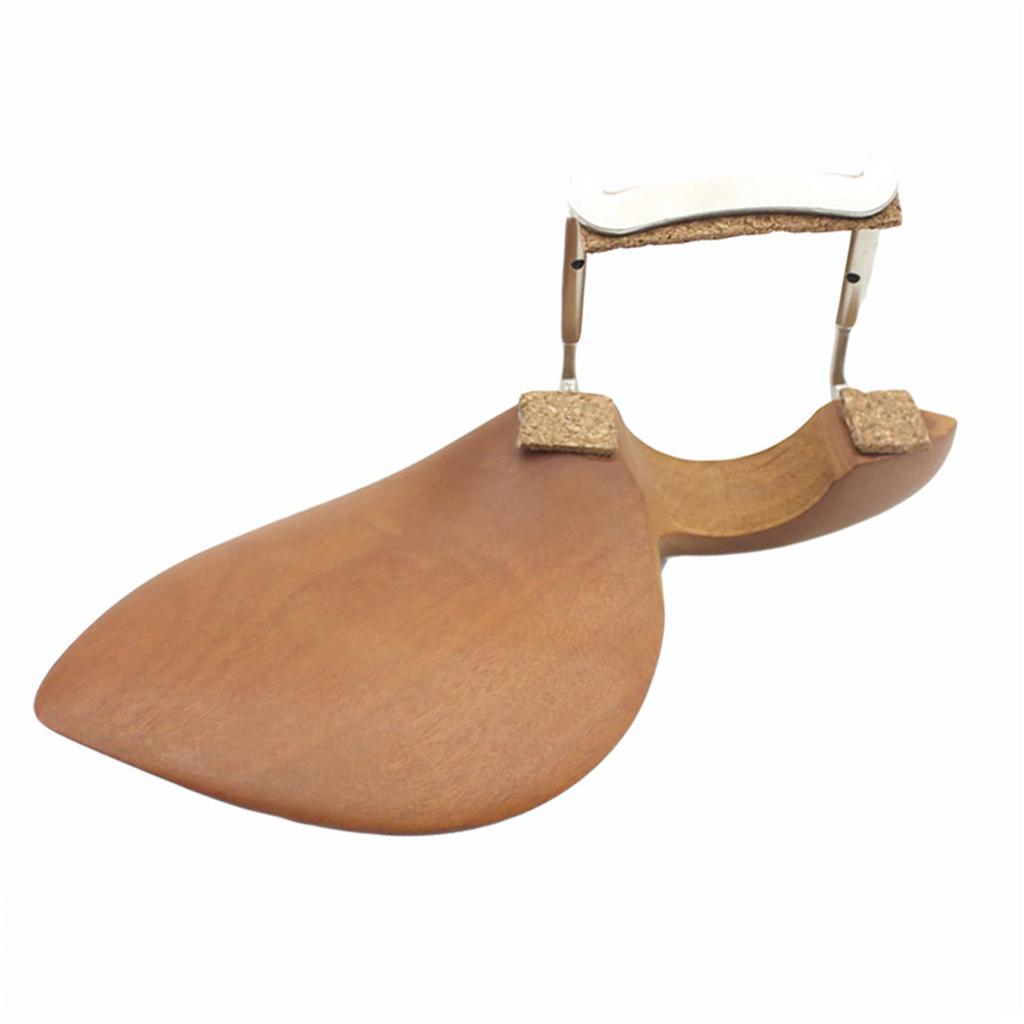 Ear Shape Wooden Violin Chinrest Bracket with Screws Accessories for 3 4 4 4 Violins