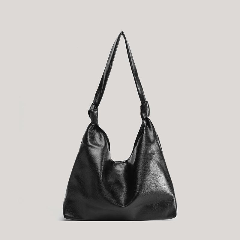 Commuter Bag Single-shoulder Underarm Bag High-end Retro Style Student Class Tote Bag
