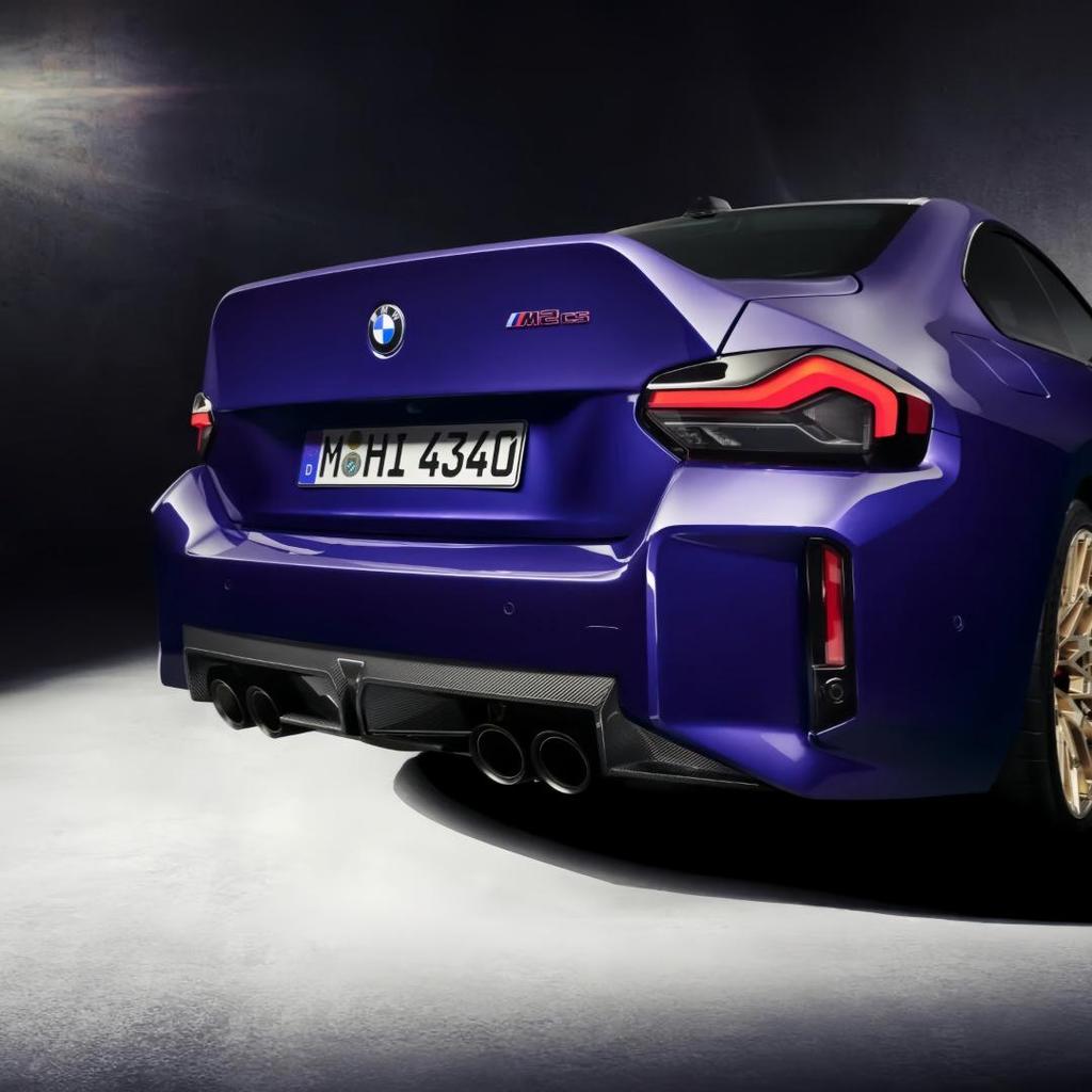 Carbon Fiber Rear Lip with Lights & Diffuser for BMW M3/G80/M4/G82/G83