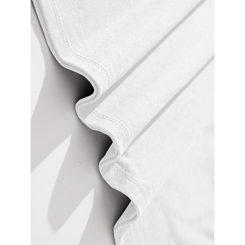 European sizes Men's Summer Casual Round Neck Short Sleeve T-Shirt with Football Pattern