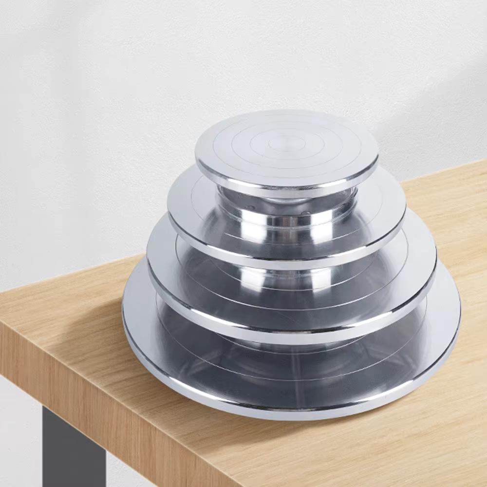 11-25cm Stainless Steel Turntable Clay Crafts Pottery Mold Accessories DIY Clay Turntable Ceramic Clay Bearings Turntable