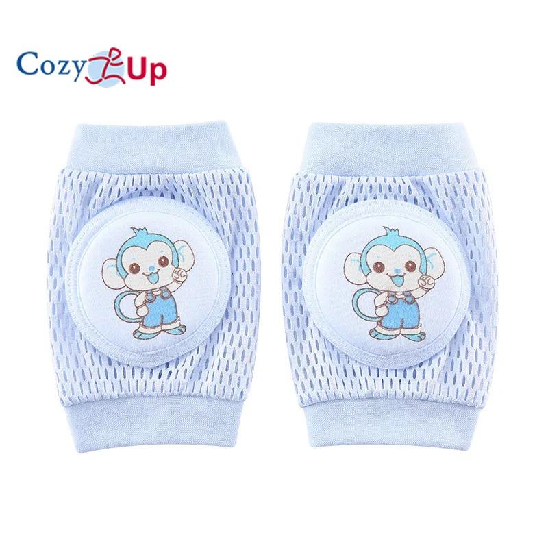 Cozy Up 4 Pairs Children's Breathable Mesh Knee Guards Baby Kneecap Infant Crawl Walking Sports Elbow Protector Kneepad for Kids Body Support