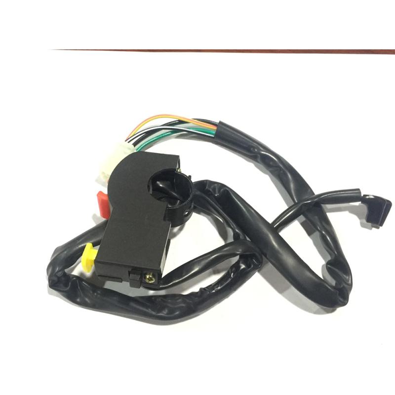Motocross ATV Zubehör Motorrad Start Schalter Lenkerblock Elektrischer Starter Scheinwerfer Blinker