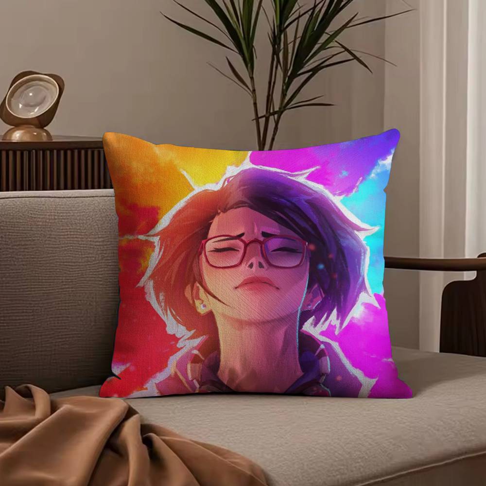 Life Is S-Strange Pillow Case Anti-dustmite Pillowcase Invisible zipper silky short plush Sofa cushion cover